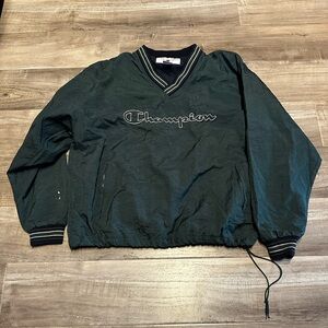 Vintage Champion Green Pullover